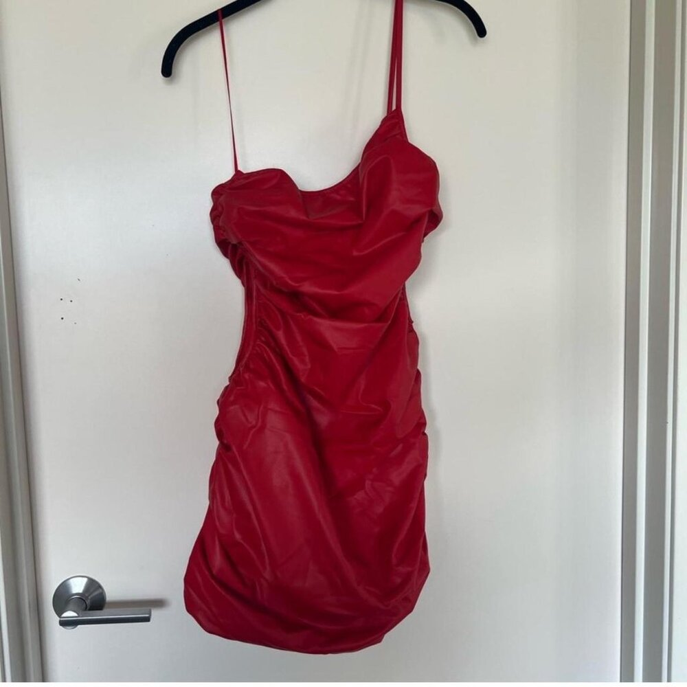 The Harley Mini Dress - Rouge - Picture 4 of 5